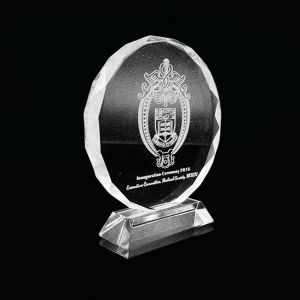 水晶獎牌(圓形)